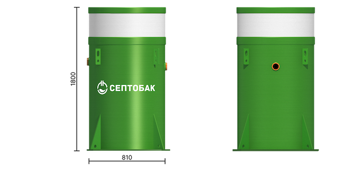 Септобак СМАРТ 3+ размеры